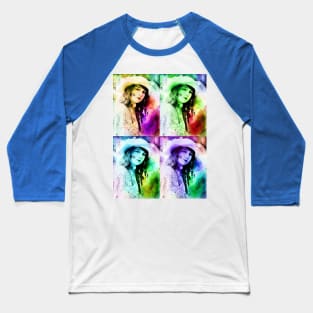 Une belle femme - Popart Baseball T-Shirt